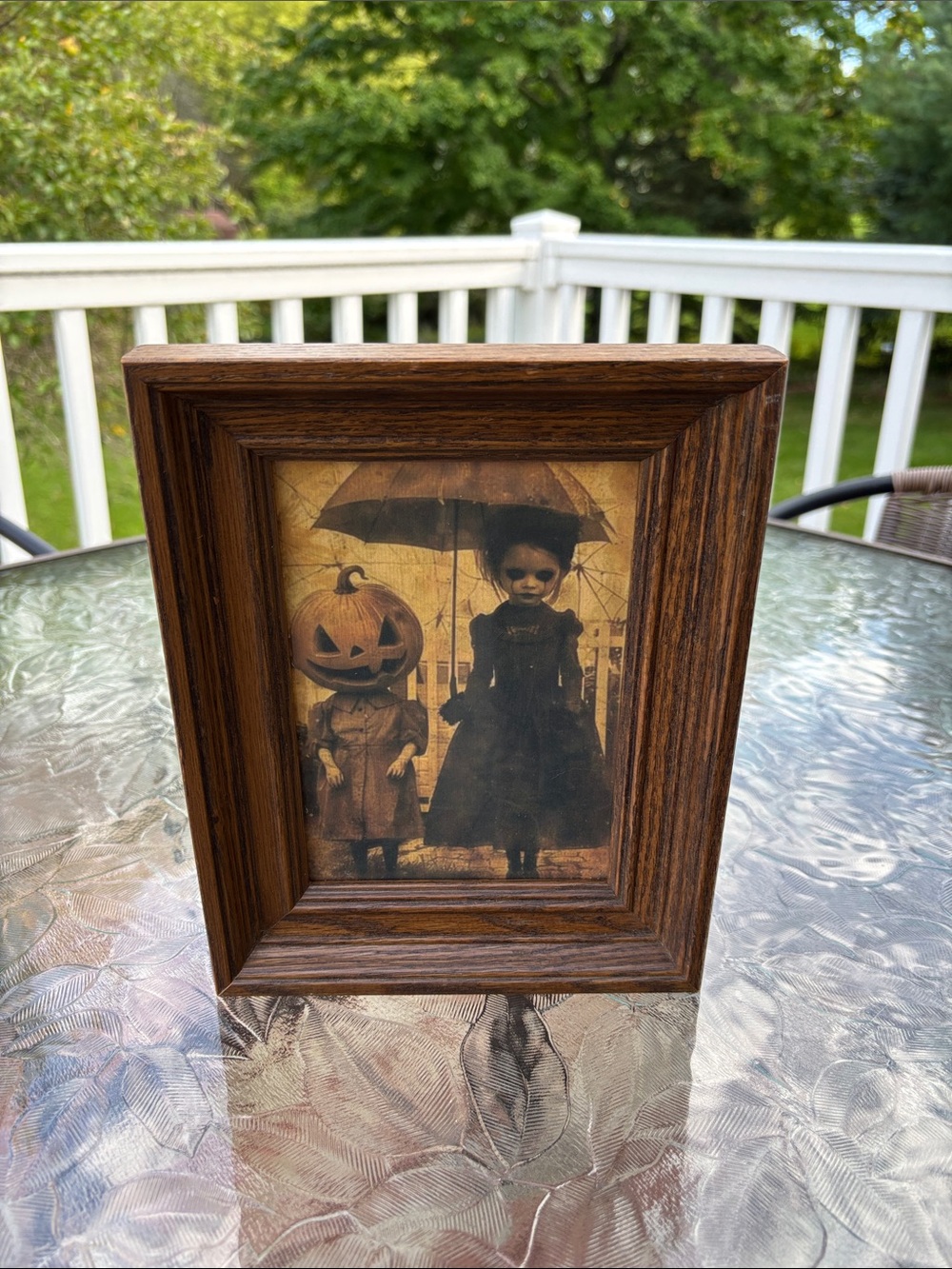 Vintage-Inspired Halloween Framed Art Print